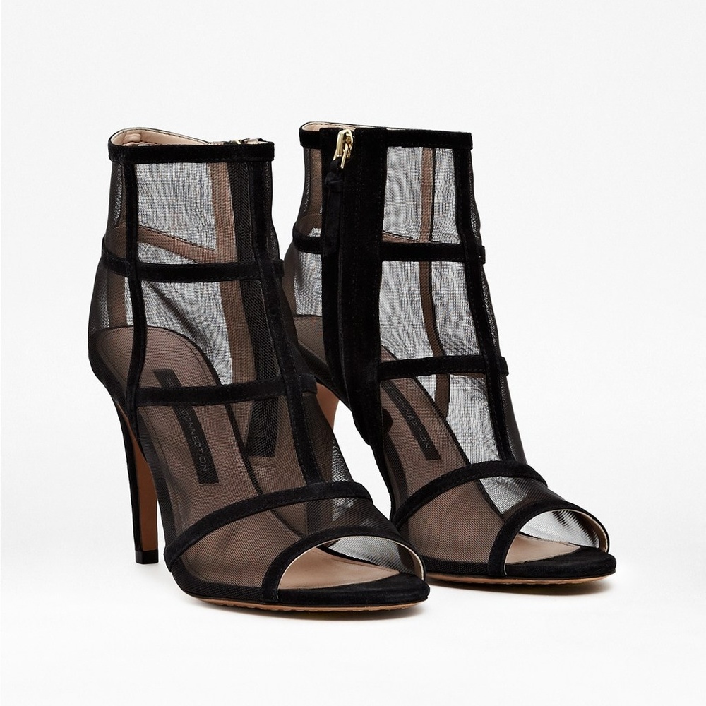 Last  1!  NWT FRENCH CONNECTION Mesh Cage Shooties - Picture 4 of 6